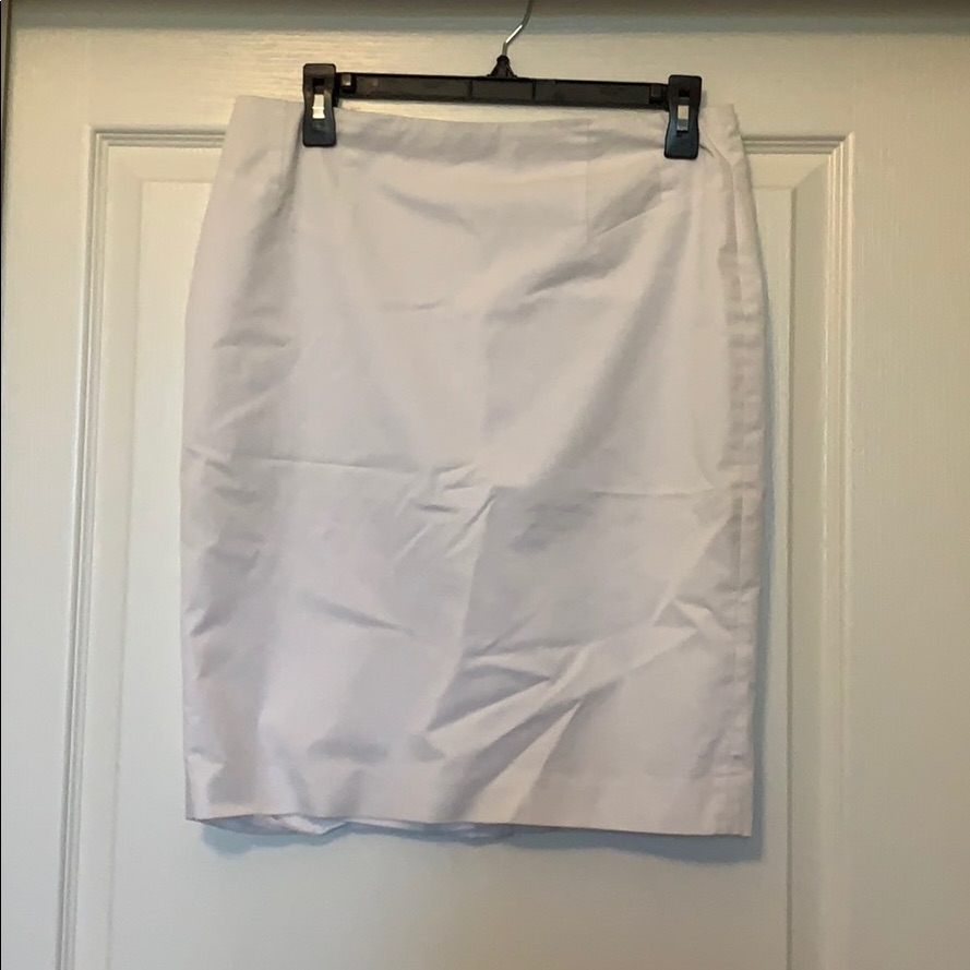 Ann Taylor Petite White Skirt